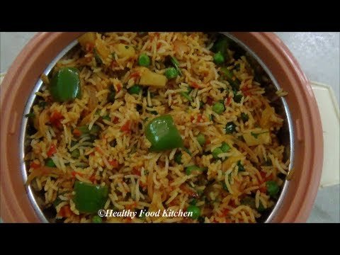 Spicy Vegetable Pulao – Variety Rice Recipe By Healthy Food Kitchen