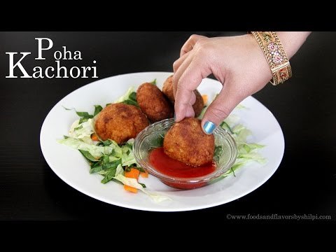 Poha Kachori Recipe – Quick Indian Evening Snacks or easy Starter Recipes by Shilpi