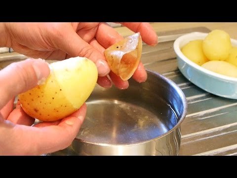 Super Quick Potato Peeling! – Life Hack