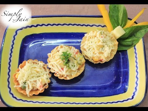 Canapes Recipe | Quick Snacks | Vegetarian Recipe | Jain Recipe | Simply Jain