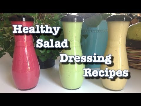 Healthy Salad Dressing Recipes // Homemade Vegetarian Recipes